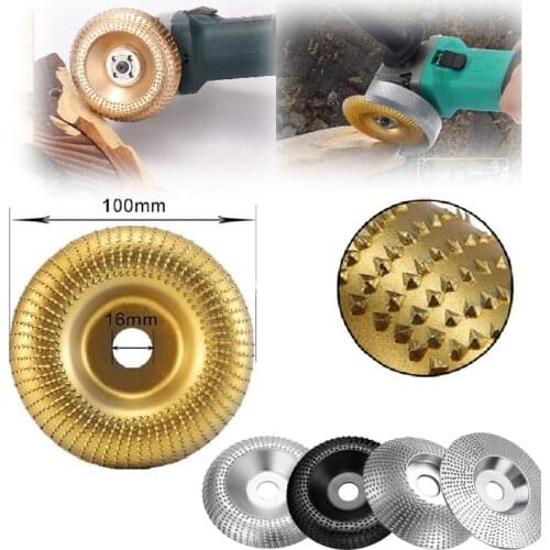 Dreamburgh Hot Tungsten Carbide Wood Grinding Wheel Rotary Disc Angle Grinder Sanding Carving Tool Disc Wood Abrasive Disc Tools