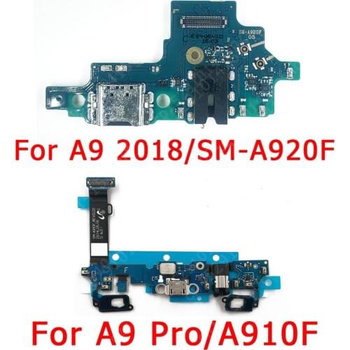 Original Charging Port For Samsung Galaxy A9 Pro 2018 Charge Board USB Connector PCB Socket Flex Replacement Repair Spare Parts