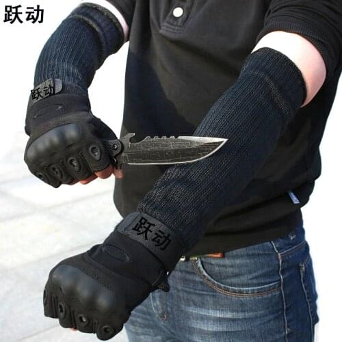 Genuine movement-gauntlets/cut-proof cutting wrist gauntlets/self defense products/steel wire/scratch-resistant equipment