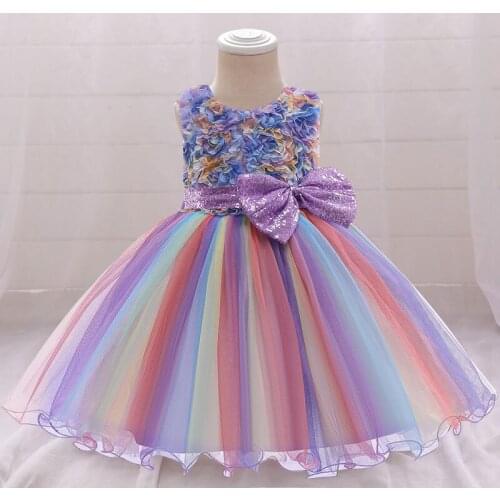 Baby Girls Birthday Party Clothing Flower Girl Wedding Lace Tutu Dress Childrens Day Girl Princess Vestido Christmas Costume