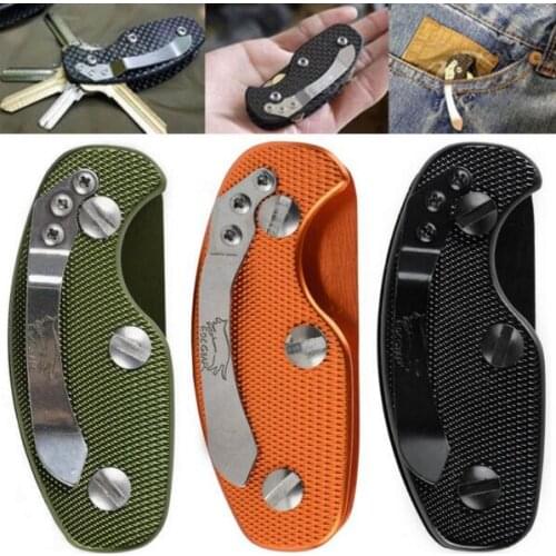 Multifuction Keychain Tools Folding Keys Organizer EDC Holder Pocket Aluminum Key Bar EDC Outdoor Survival Tool