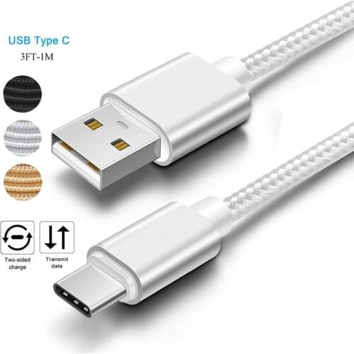 USB Type C Data Sync & Charge Cable for Asus ZenPad Z581KL for LeEco Le Pro 3 Al X27 X23 X658 X659 X722 Charging Cable