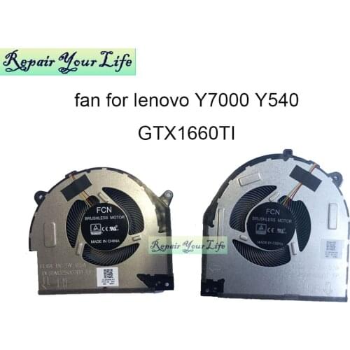 Laptop radiator cooling CPU GPU fan pc for Lenovo Legion Y7000 Y540 GTX1660 TI DFS5M325063B11 DFS200105BD0T EG75070S1 5 volt fan