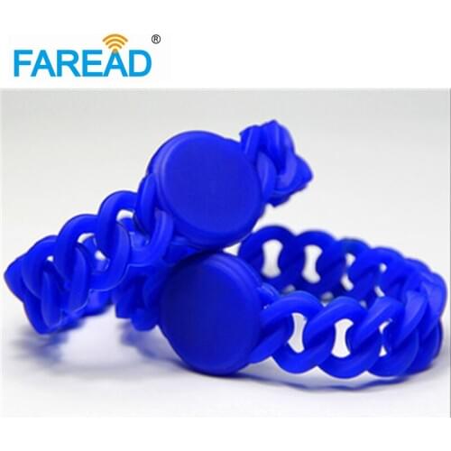 X100pcs 125khz TK4100 RFID Wristband Free shipping