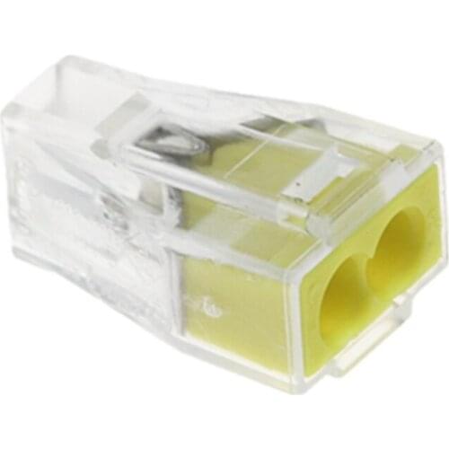 10pcs Germany original 773-102 Push wire wiring connector For Junction box 2 pin conductor terminal block wire connector 400V24A