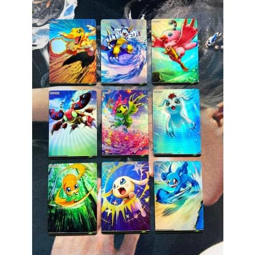 9pcs/set Digimon Adventure Digital Monster Post Card BS Battle Spirits No.4 Hobby Collectibles Game Anime Collection Cards