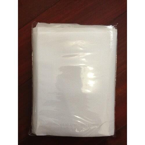 9TH High quality 11ct aida . 100% cotton Textile ,farbic .For Cross stitch sets-white