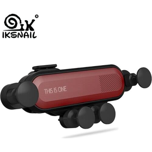 IKSNAIL Car Phone Holder For iphone X Xs Max Samsung S9 in Car Air Vent Mount Car Holders For Xiaomi Huawei Mobile Phone Stand