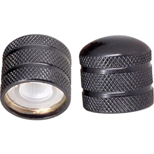 Black Metal Electric Guitar Control Speed Knobs For Bass Electric Volume Tone Knob Parts Replacement