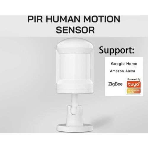Zigbee Tuya Motion Sensor PIR Infrared Detector Human Motion Detecting Device Home Security Sensor for Smart Home
