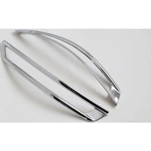 Decoration Car Exterior Accessories ABS Chrome Rear Foglight Cover For Audi A4L 2017