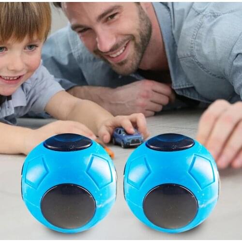Fingertip Football Toy Simulation Anti-Stress Plastic Decompression Spinning Top Toys Creative Kids Bauble Students Relaxation