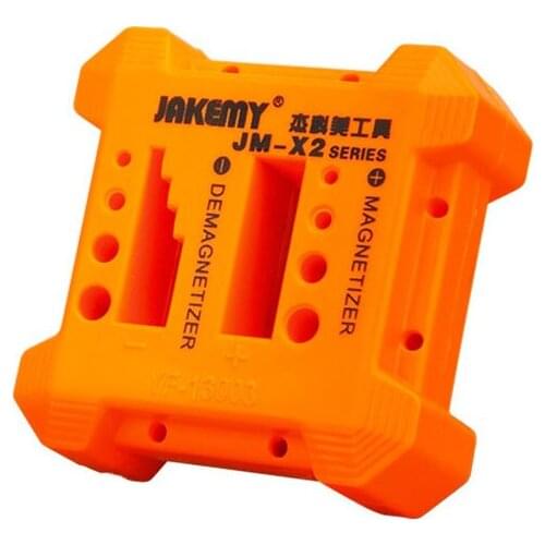 JAKEMY Screwdriver Bits Magnetizer and Demagnetizer Tool 2 in 1 Tweezers Gaugesser Degausser Powerful Quickly