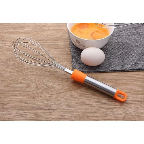 1PC Stainless Steel Kitchen Mixer Balloon Egg Beater Whisk for Whipping Manual Milk Cream Whisk Stirring Egg Tools KX 256