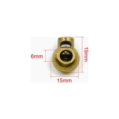 A12 High grade metal spring button down jacket bell rope buckle clip rope stop buckle accessories adjustment buckle