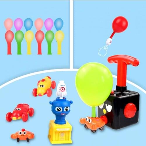 Cute Balloon Launch Tower Toy Children Balloon Car Puzzle Fun Education Science Experiment Kids Christmas Party Birthday Gifts