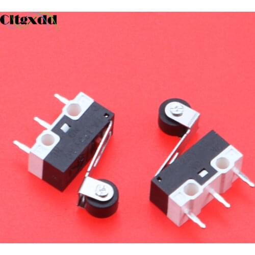 Cltgxdd 1Pcs Mini Micro Limit Switch 1A 250V AC SPDT Sub Miniature Roller Lever Arm Micro Switch
