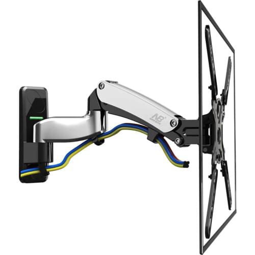 NB F450 Gas Spring 40"-50" LED LCD TV Wall Mount Full Motion Monitor Holder Arm Load 17.6-35.2lbs(8-16kgs) Max. VESA 400*400mm