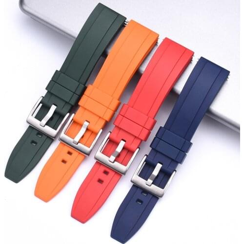 Quick Release Watch Band 20mm 22mm 24mm Rubber Strap Bracelet Wristband For Mens Womens Diving Watches Accessories