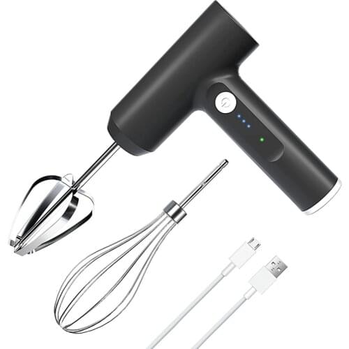 Hand Mixer Electric Wireless,Mixer Hand Mixer,USB Rechargeable,Portable Hand Mixer for Baking,for Sauces,Cream,Egg