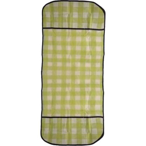 2 Colors Home Refrigerator Lattice Dust Proof Cover Foldable Non-Woven Fabric Refrigerator Pouch Organize Storage Bag Cover