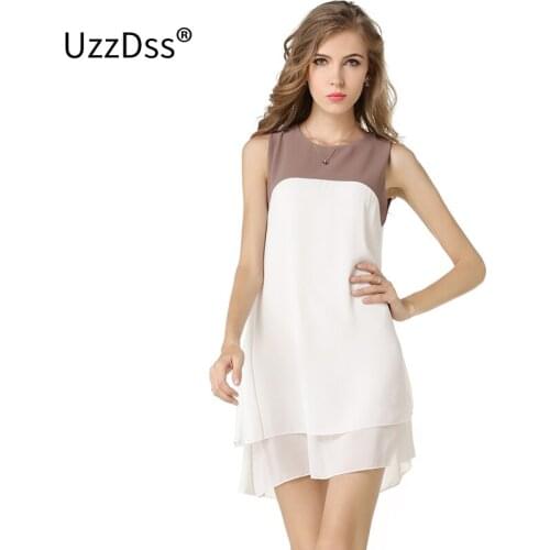 Летние шифоновые платья UZZDSS China At AliExpress