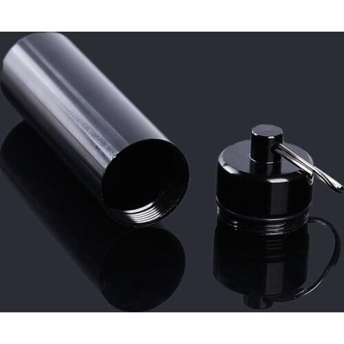 Waterproof Pocket Toothpick Holder Seal Bottle Eco-Friendly Ultralight Portable Aluminum Alloy Pill Case Container For Travel