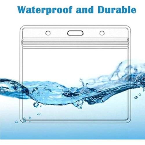 3/5/8PCs Waterproof Pvc Health Card Soft Vaccine Cards Protective Case Business Id Cards Covers Clear Holder Cases Storage Bags