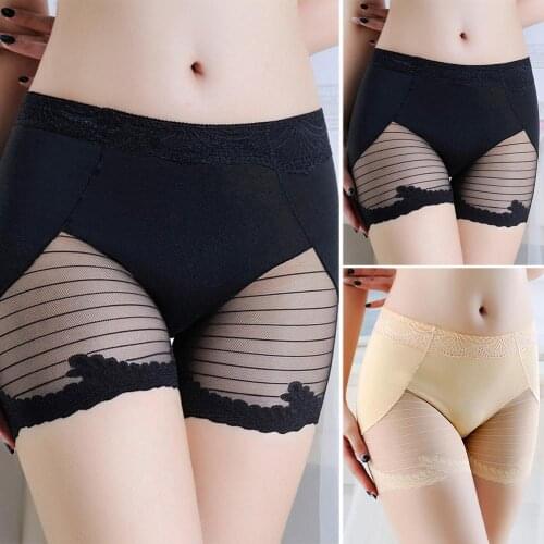 Lady Sexy Ultra-thin Breathable Seamless High Waist Comfortable Underpants Safety Shorts Short Skirt Collocation Women Clothing