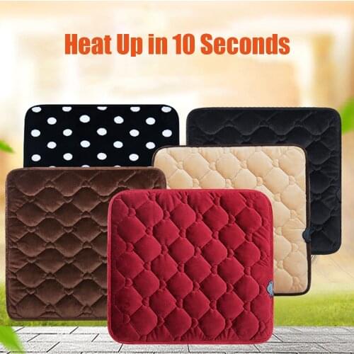 2 in 1 12V Heated Smart Multifunctional Car Seat Cushion Winter Heater Car Heating Cushion