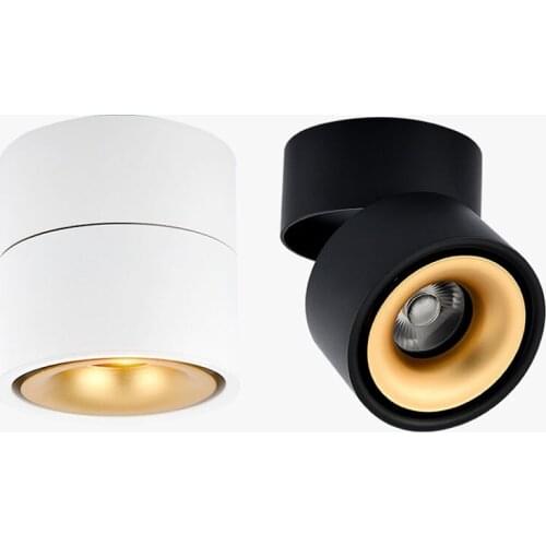 3W 5W 7W 10W 12W Led Ceiling Spot Light surface mounted COB ceiling lamp 360 degree rotatable