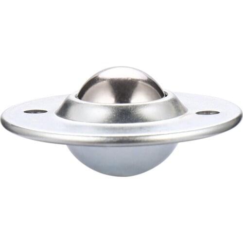 4Pcs 304 Stainless Steel Nylon Ball Transfer Caster Wheel Ball Bearing Conveyor Roller Castor UFO Flying Saucer Mounted