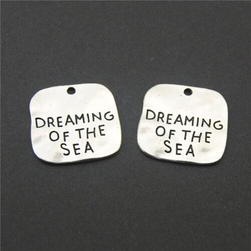 5PCS Silver Color Dreaming Of The Sea Charms Diy Jewelry Wholesale
