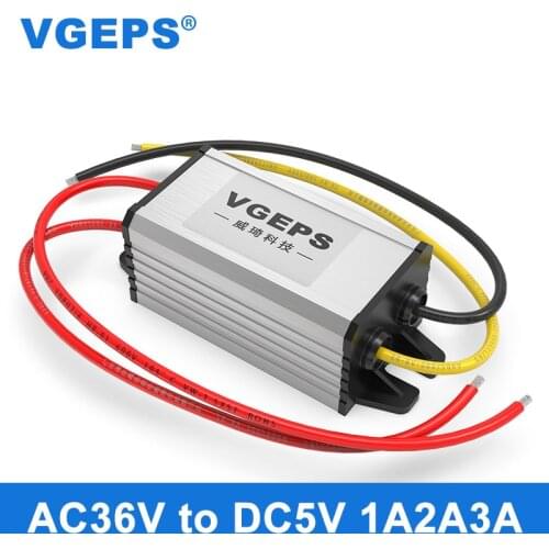 AC36V to DC5V step-down power converter AC8V-38V to 5V monitoring equipment regulated power supply module