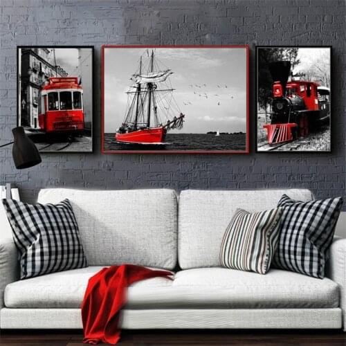 Diamond Painting Home Decor Photography Picture Wall Art Retro Landscape Diamond Embroidery Bedroom Black White Scenery Painting