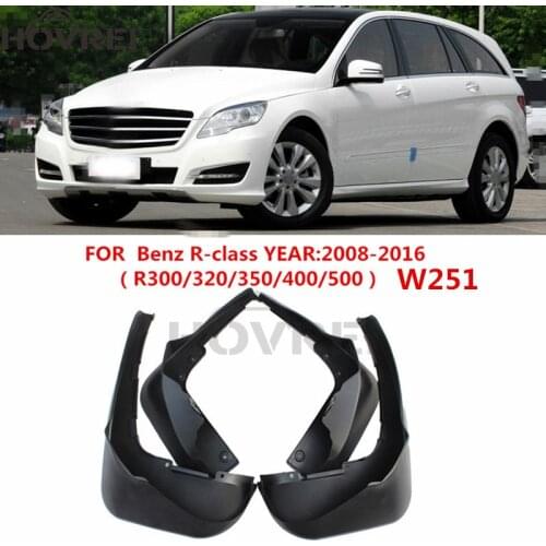 Car mudguards For Benz R Class R-Class W251 2008 - 2016 Mud flaps Splash Guards fender 2009 2000 2010 2011 2012 2013 2014 2015