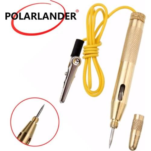 Car Copper Electric Test Pen Voltage Detector Multi Function High Quality Electrical Pen Auto Repair Tool Wholesale 6-24V