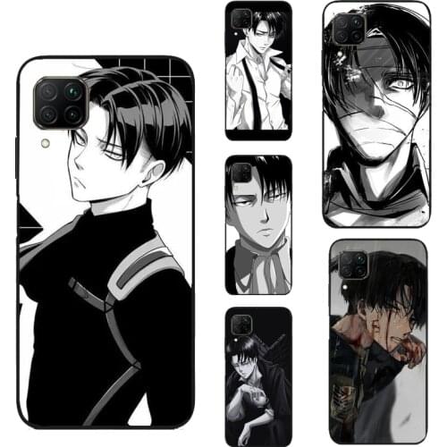 Attack on Titan Levi Ackerman For Huawei P30 Pro P40 P20 Lite P Smart 2019 Nova 5T Honor 10X Lite 10i 9S 8X 9X Case