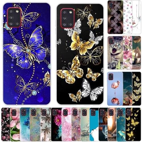 For Samsung Galaxy A31 Case Cover For Samsung Galaxy A31 Phone Cover Silicone Soft TPU Coque Full 360 Protective Bumper Fundas