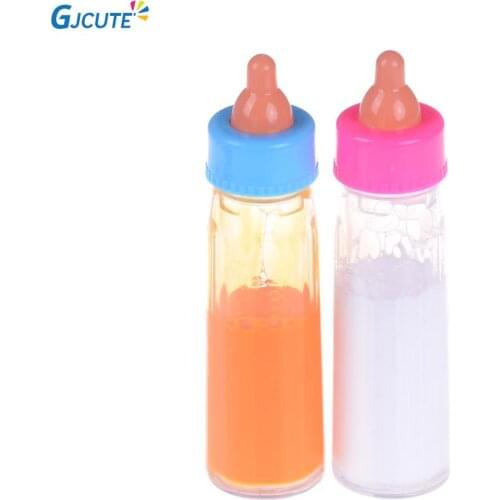Baby Dolls Feeding Bottle Magic Dummy Pacifiers Set Disappearing Milk Bundle Kids Play Toy Accessory reborn preemie kit