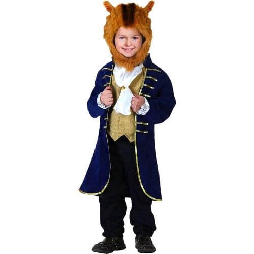 Kids Beast Costume Halloween Cosplay Party Prince Dress Up