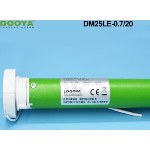 Dooya 25mm Charging Lithium Battery Tubular Motor For Motorzied Zebra Blinds Elctric Roller Blinds Accessories DM25TEQ