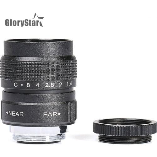 GloryStar 25mm F1.4 CCTV TV lens +C-NEX Mount Ring for Sony NEX3 NEX-C3 NEX-F3 NEX-5 NEX-5N NEX-5R NEX-5T NEX6 NEX7 A6000 camera