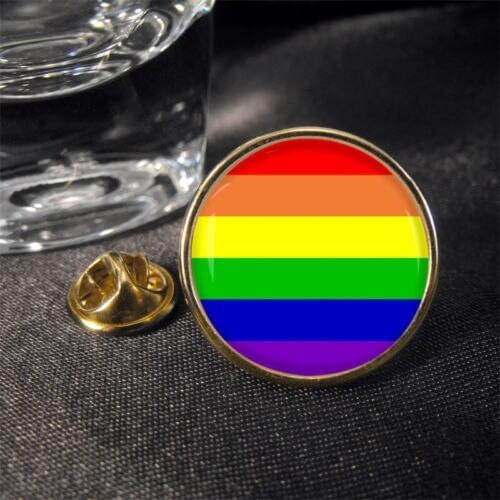 Custom Gay Rainbow Peace Lapel Pin Badge Gift low price factory custom rainbow lapel pin cheap gay badges coins custom