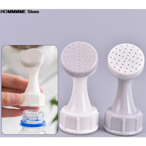 2 Pcs Bottle Cap Sprinkler PVC Plastic Garden Spray Waterer Sprinkler Plant Watering Nozzle Tool Little Nozzle Sprinkler Head
