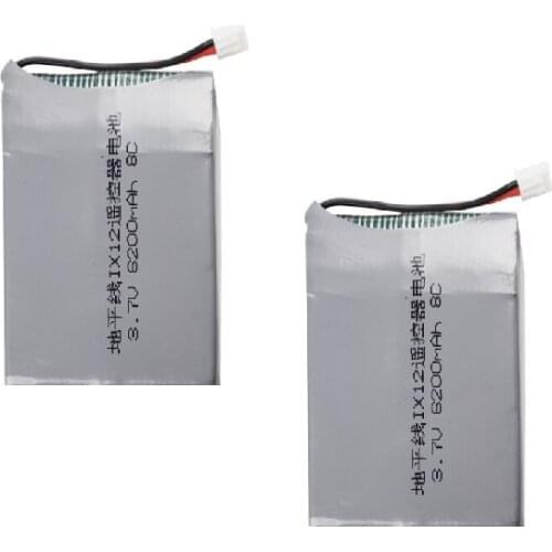3.7V 6200mAh 8C lithium battery for Spektrum Horizon iX12 model aircraft Remote Control Spare Part 2S Rechargeable Battery
