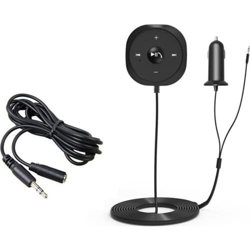 Handsfree Cigarette lighter Magnetic Base Bluetooth Car Kit MP3 A2DP 3.5mm AUX Audio Music Receiver Adapter USB Charger