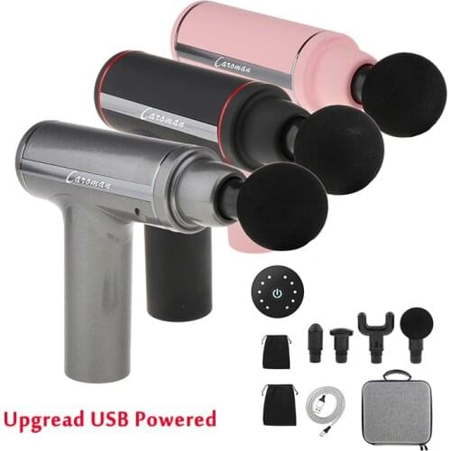 Massage Gun Deep Muscle Massager Muscle Body Slim Neck Massage Exercising Relaxation Slimming Body Shaping Pain Relief USB
