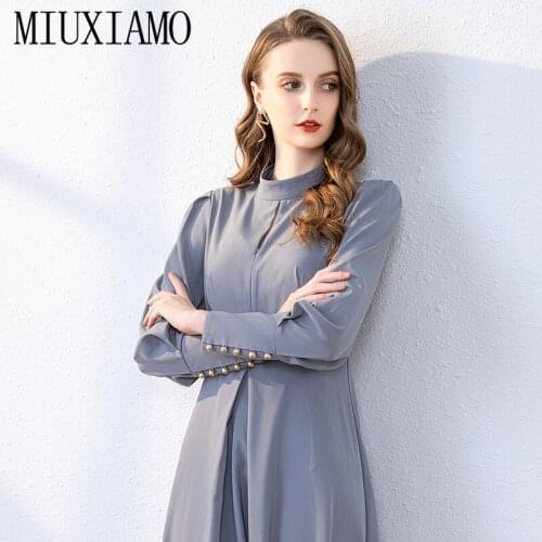 MIUXIMAO Summer Silk Dresses