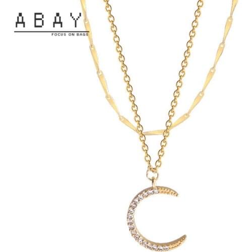 Fashion Titanium Steel Letter Clavicle Chain Female 2020 New Indifference Style Design Temperament Rose Gold Necklace Women